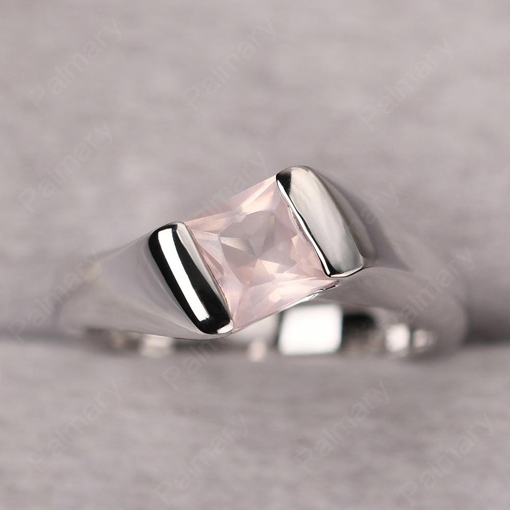 Rose quartz mens ring outlet