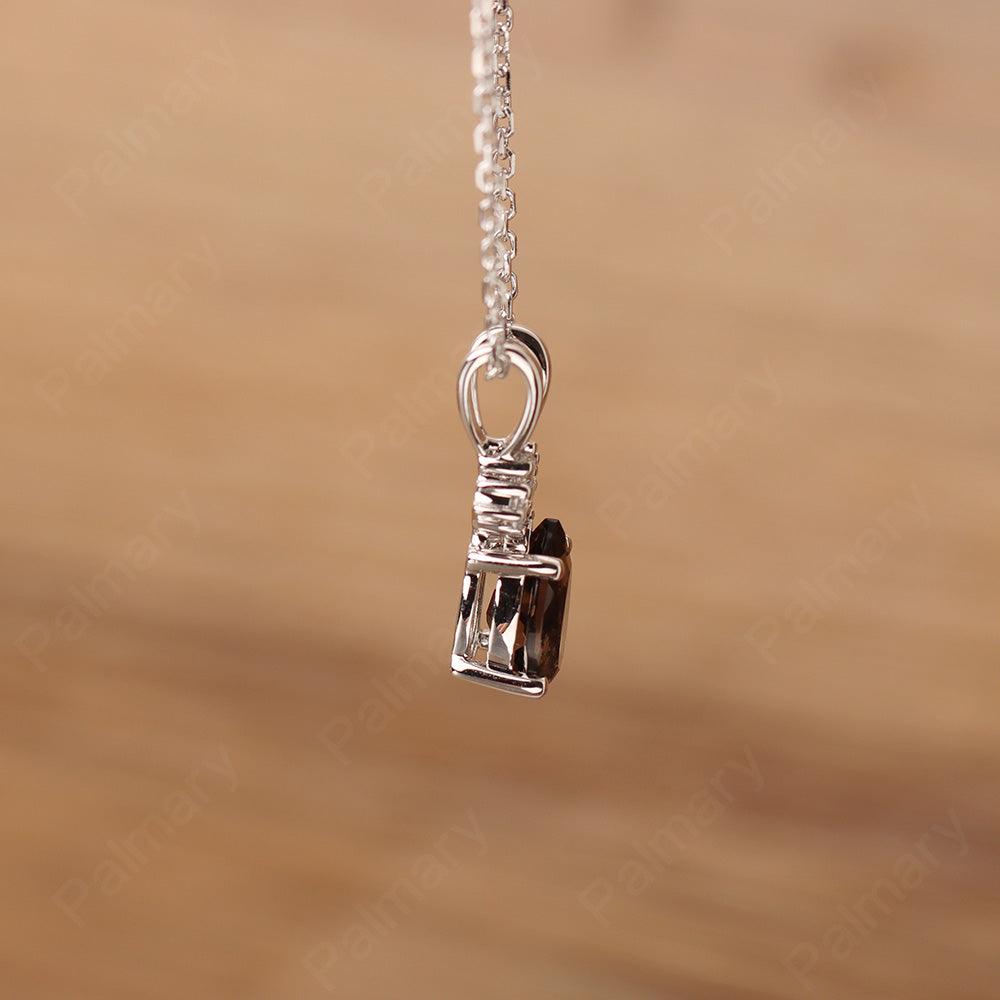 Pear Shaped Smoky Quartz  Necklace - Palmary