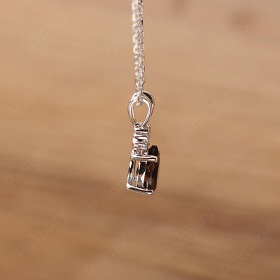 Pear Shaped Smoky Quartz  Necklace - Palmary