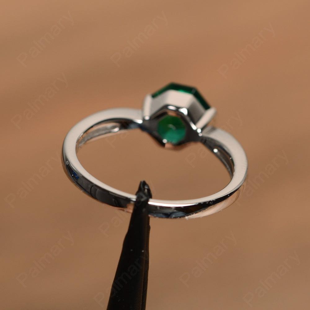 Octagon Cut Emerald Rings - Palmary