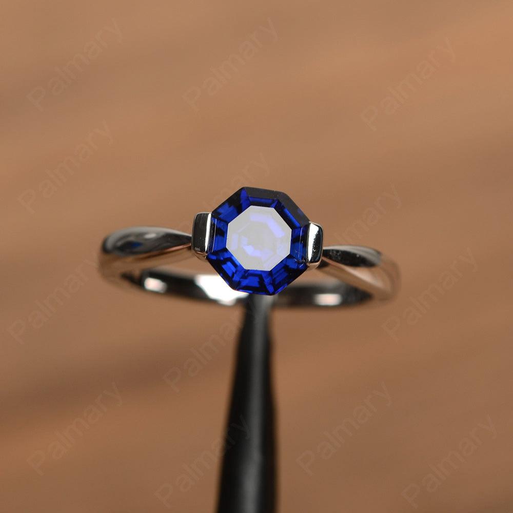 Octagon Cut Sapphire Rings - Palmary