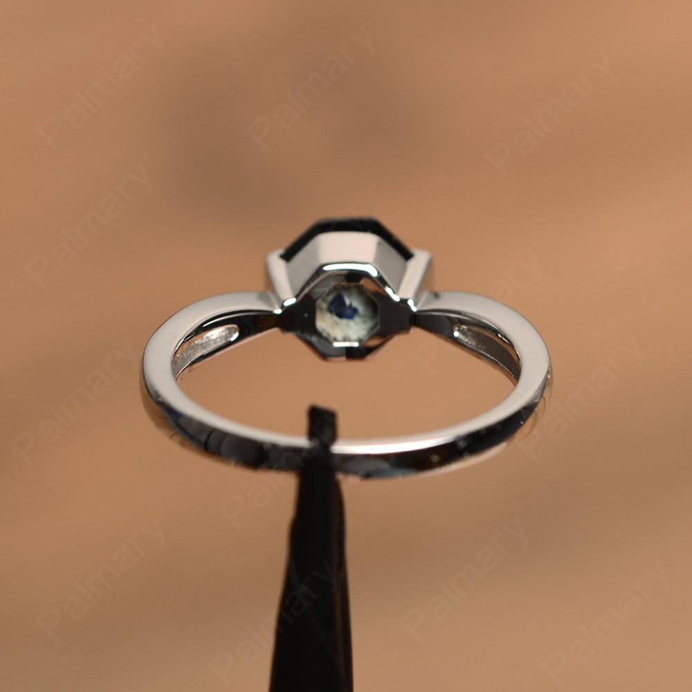 Octagon Cut Sapphire Rings - Palmary