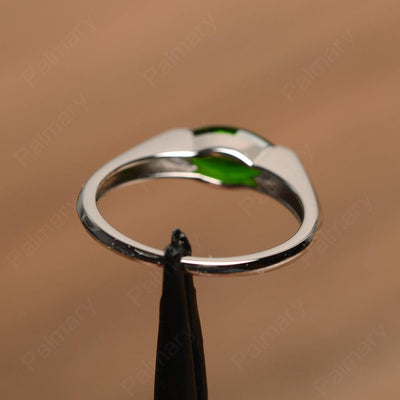 East West Marquise Cut Diopside Rings - Palmary