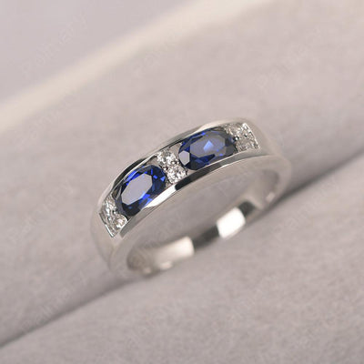 Oval Cut Sapphire Two Stone Rings - Palmary