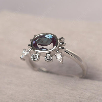 Oval Cut Alexandrite Crab Rings - Palmary