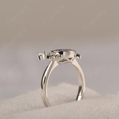Oval Cut Alexandrite Crab Rings - Palmary