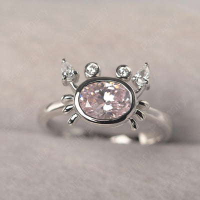 Oval Cut Cubic Zirconia Crab Rings - Palmary