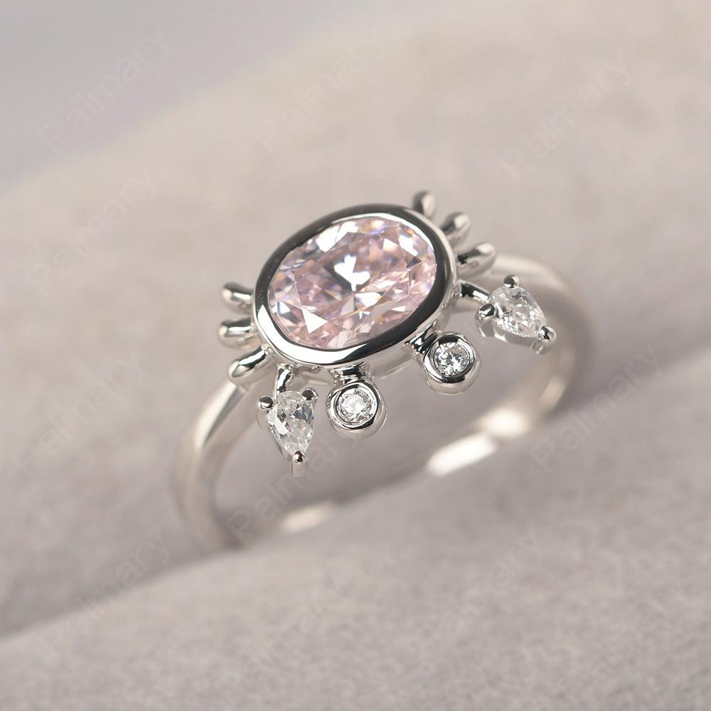 Oval Cut Cubic Zirconia Crab Rings - Palmary