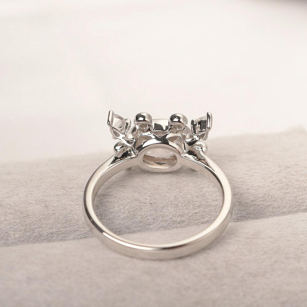 Oval Cut Cubic Zirconia Crab Rings - Palmary