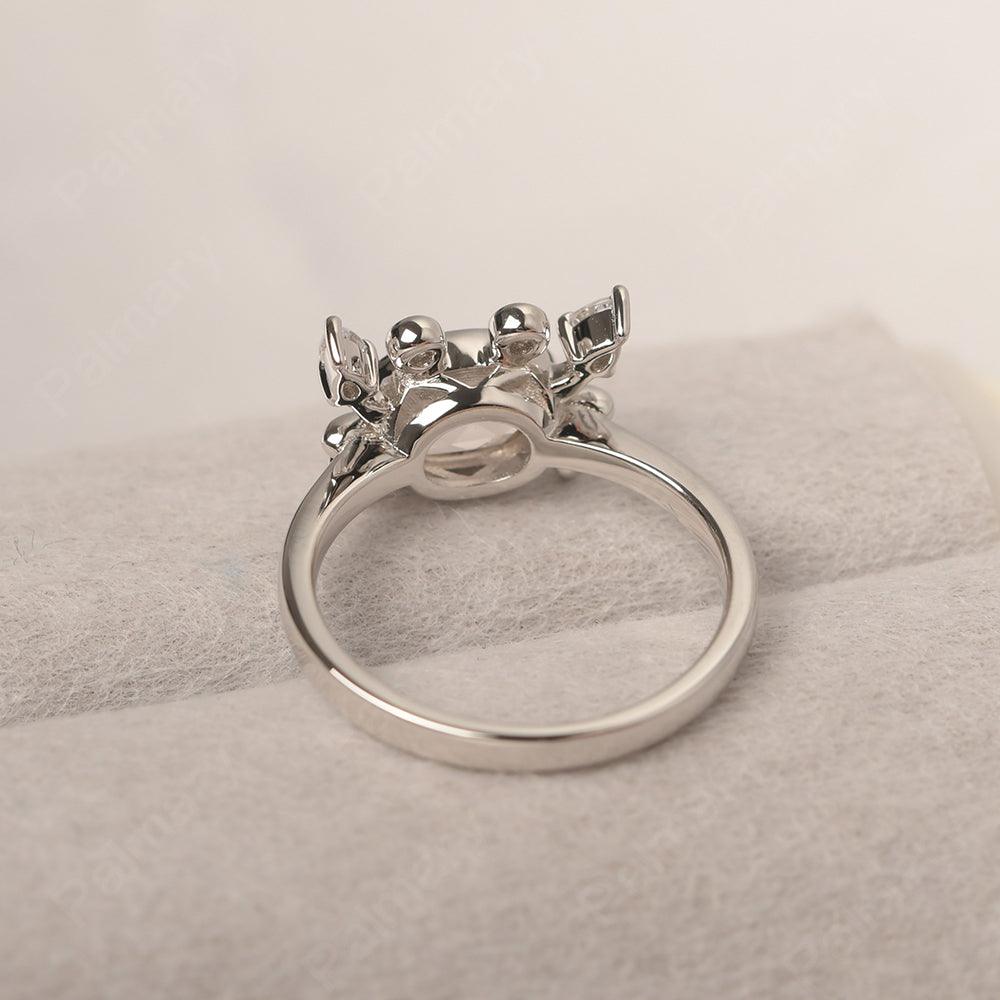 Oval Cut Rose Quartz Crab Rings - Palmary