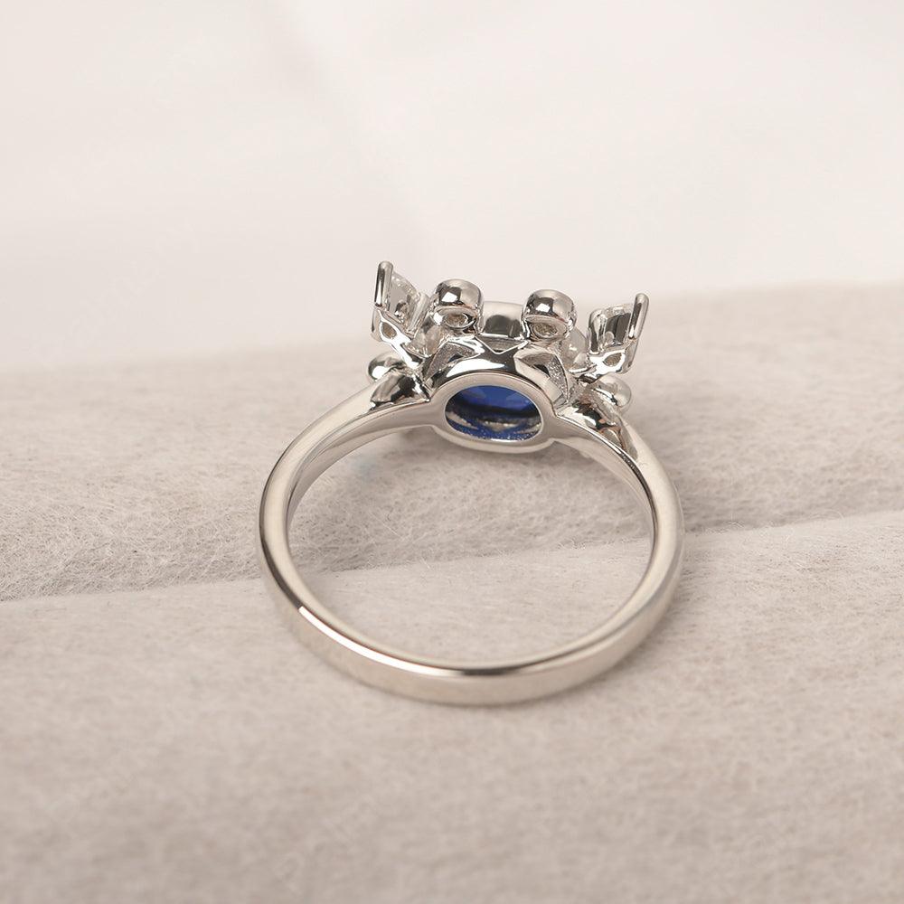 Oval Cut Sapphire Crab Rings - Palmary