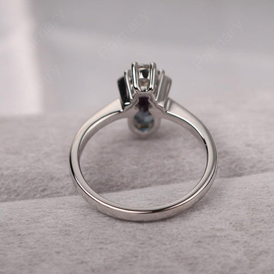 Oval Cut Alexandrite Bee Ring - Palmary