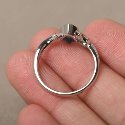 Bezel Setting Pear Shaped Alexandrite Ring - Palmary