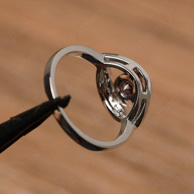 Eye Shaped Alexandrite Bezel Rings - Palmary