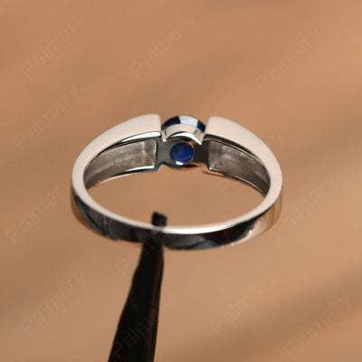 Simple Sapphire Solitaire Rings - Palmary