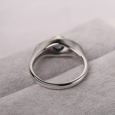 Bezel Setting Alexandrite Eye Ring - Palmary