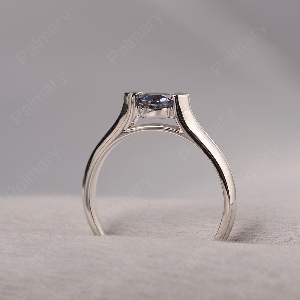 Cute Alexandrite Solitaire Ring - Palmary