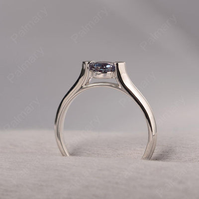 Cute Alexandrite Solitaire Ring - Palmary
