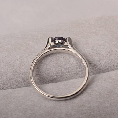 Cute Alexandrite Solitaire Ring - Palmary