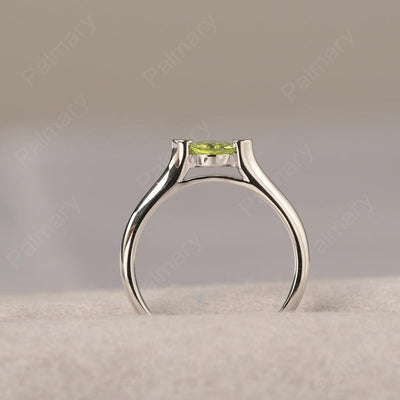 Cute Peridot Solitaire Ring - Palmary