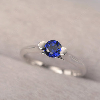 Cute Sapphire Solitaire Ring - Palmary
