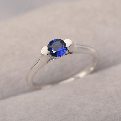 Cute Sapphire Solitaire Ring - Palmary