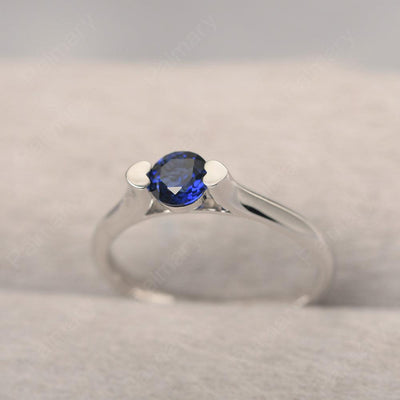 Cute Sapphire Solitaire Ring - Palmary