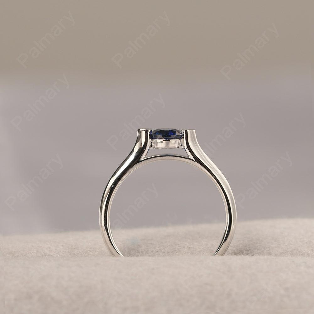 Cute Sapphire Solitaire Ring - Palmary