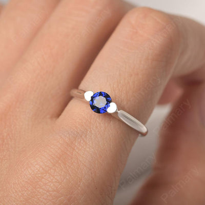 Cute Sapphire Solitaire Ring - Palmary