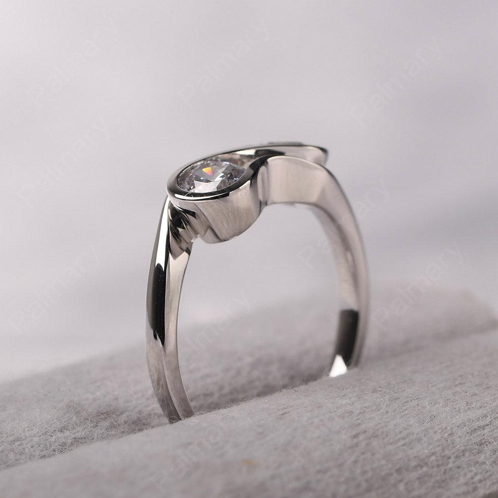 Two Stone Cubic Zirconia Mothers Ring - Palmary