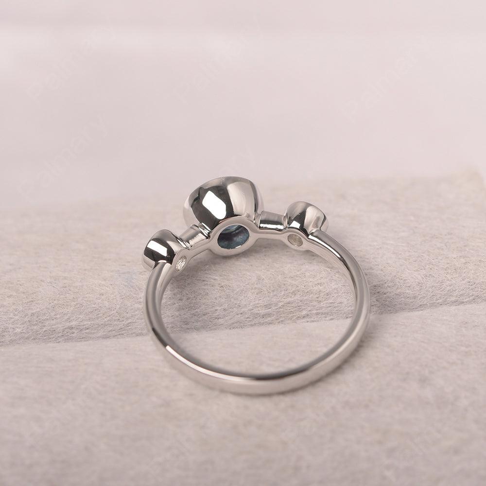 Three Stone Alexandrite Mothers Ring - Palmary