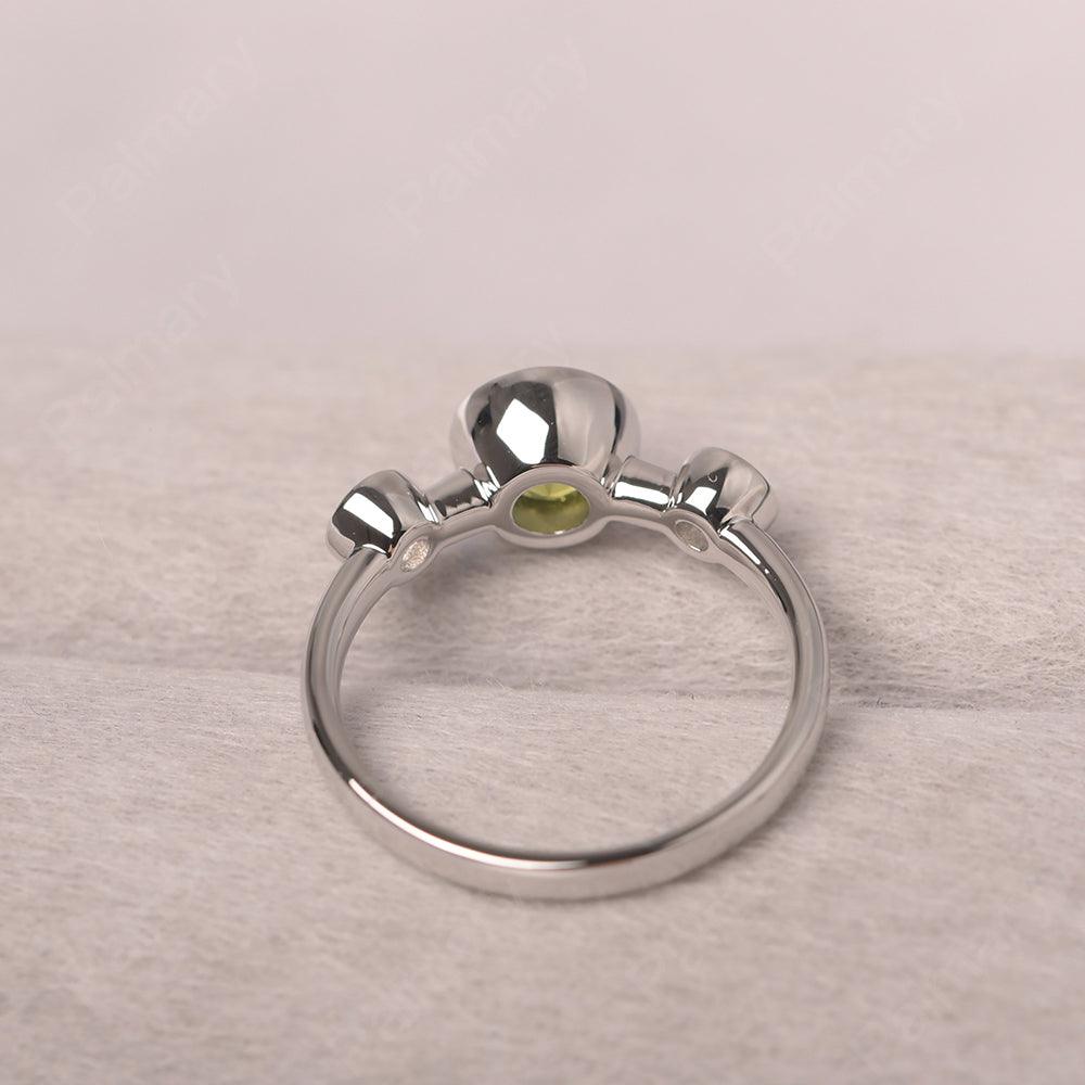 Three Stone Peridot Mothers Ring - Palmary