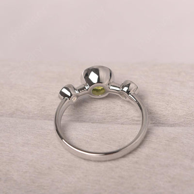 Three Stone Peridot Mothers Ring - Palmary