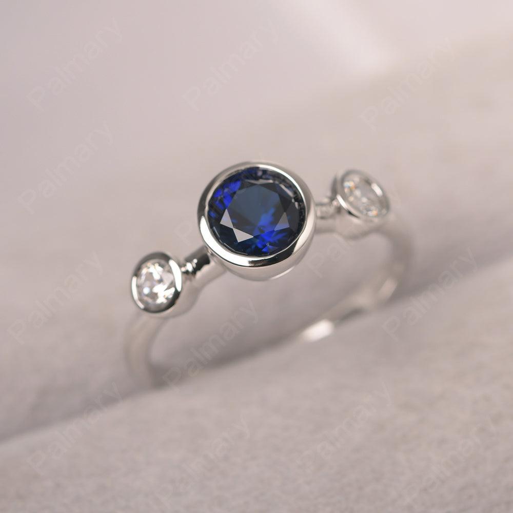 Three Stone Sapphire Mothers Ring - Palmary