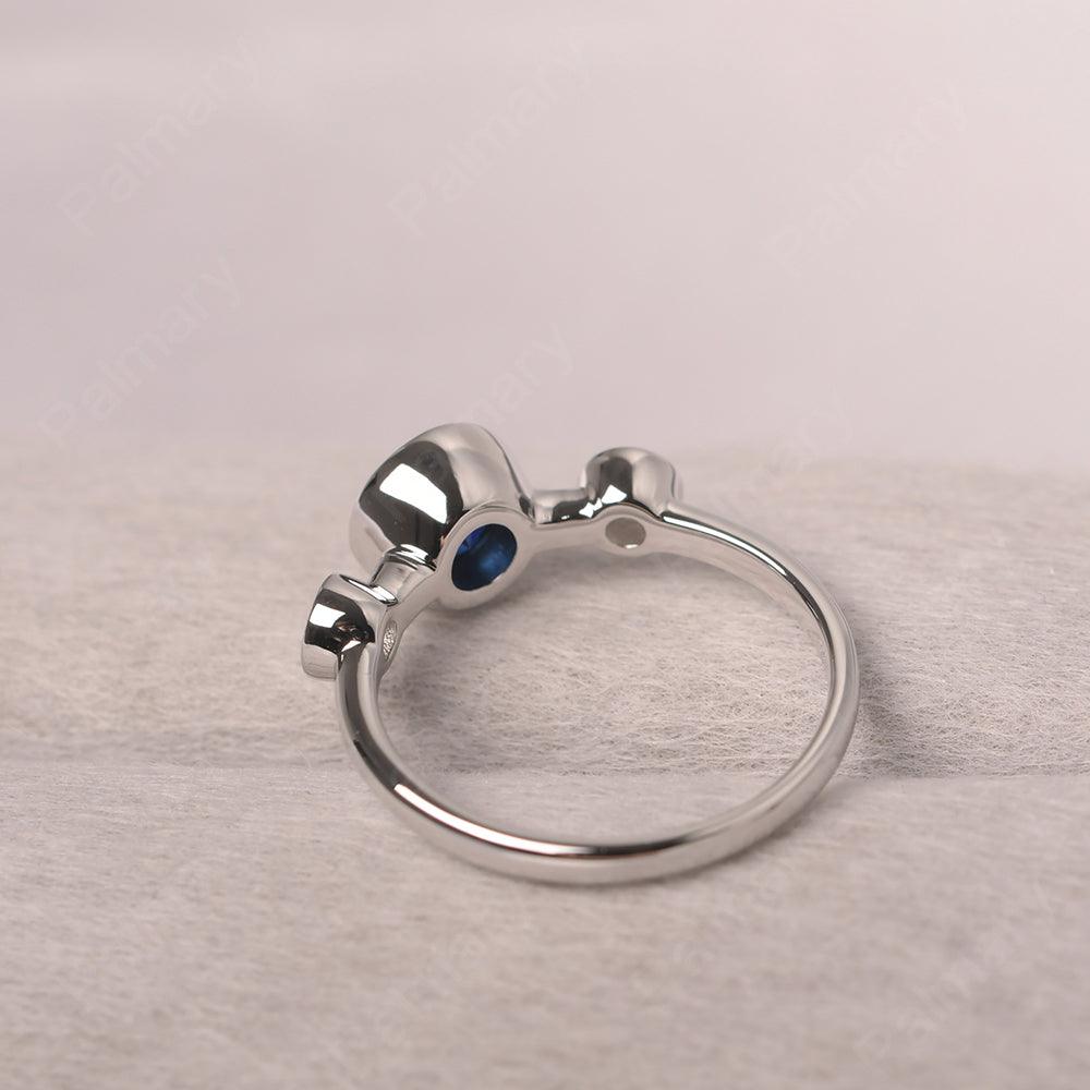 Three Stone Sapphire Mothers Ring - Palmary