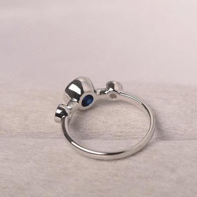 Three Stone Sapphire Mothers Ring - Palmary