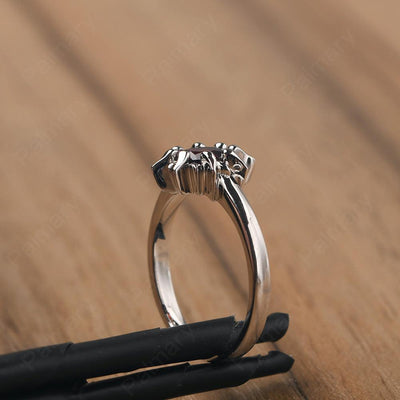 Unique Garnet Engagement Ring - Palmary