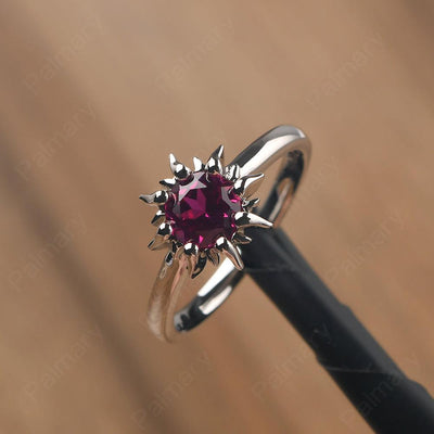 Unique Ruby Engagement Ring - Palmary