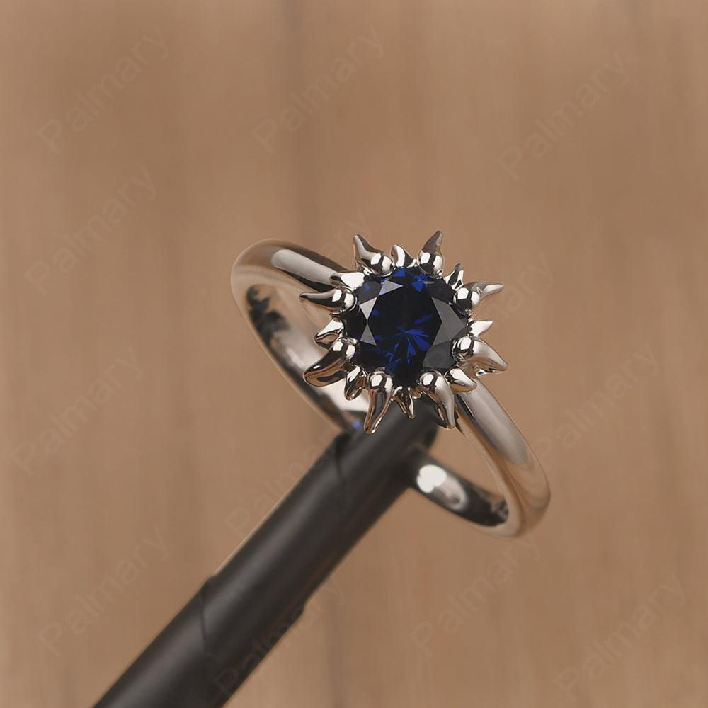 Unique Sapphire Engagement Ring - Palmary