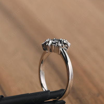 Unique Smoky Quartz  Engagement Ring - Palmary