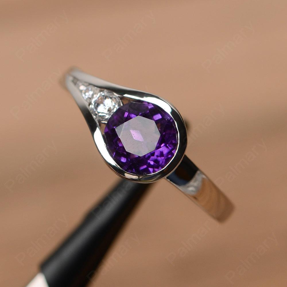 Brilliant Cut Vintage Amethyst Rings - Palmary