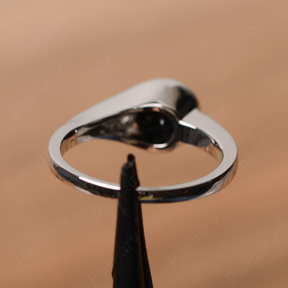 Brilliant Cut Vintage Black Spinel Rings - Palmary