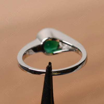 Brilliant Cut Vintage Emerald Rings - Palmary
