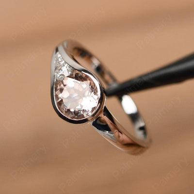 Brilliant Cut Vintage Morganite Rings - Palmary