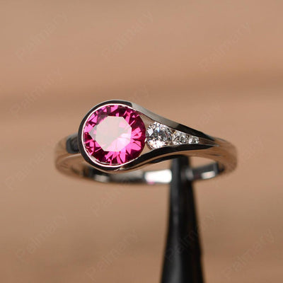 Brilliant Cut Vintage Ruby Rings - Palmary