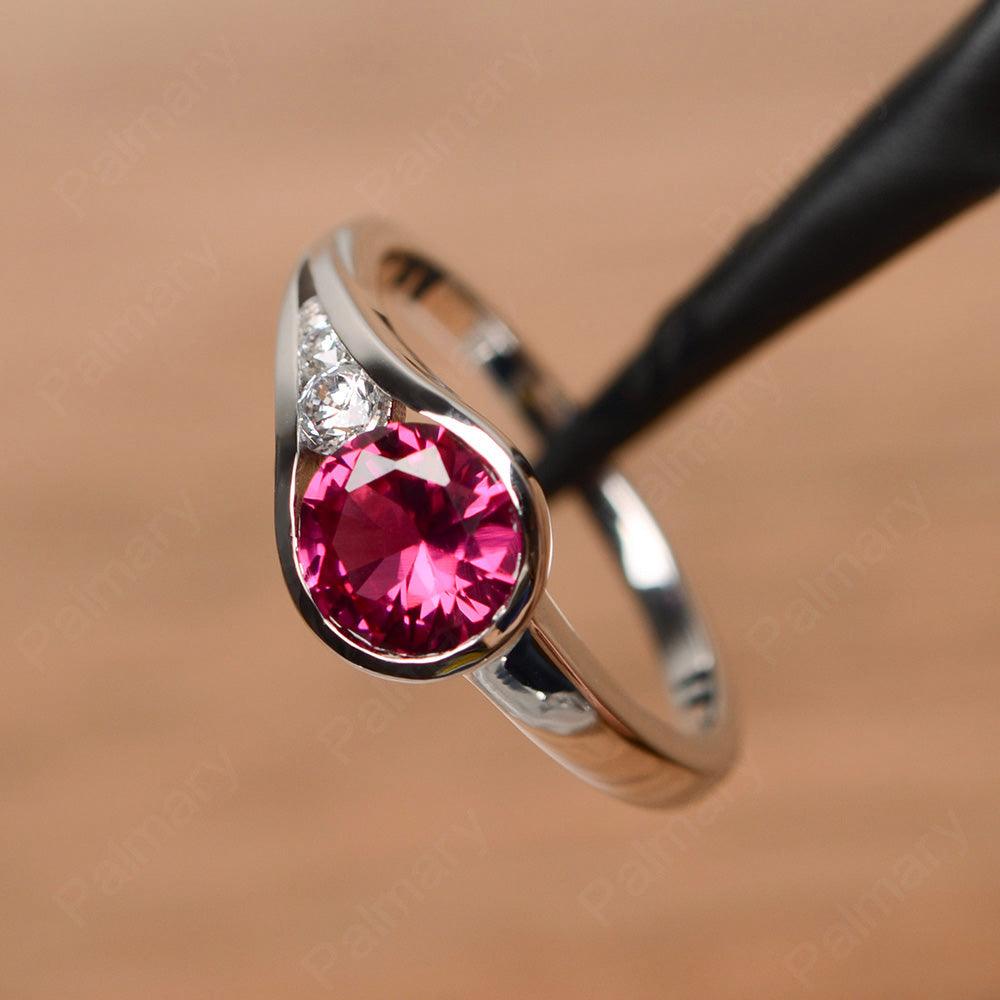 Brilliant Cut Vintage Ruby Rings - Palmary