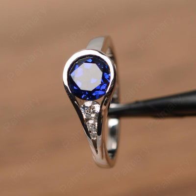 Brilliant Cut Vintage Sapphire Rings - Palmary