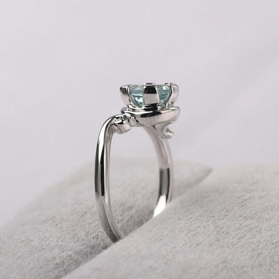 Vintage Aquamarine Engagement Ring - Palmary