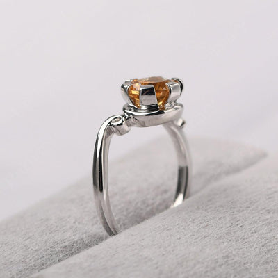 Vintage Citrine Engagement Ring - Palmary