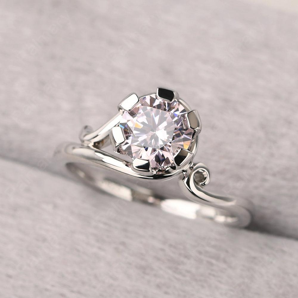 Vintage Cubic Zirconia Engagement Ring - Palmary